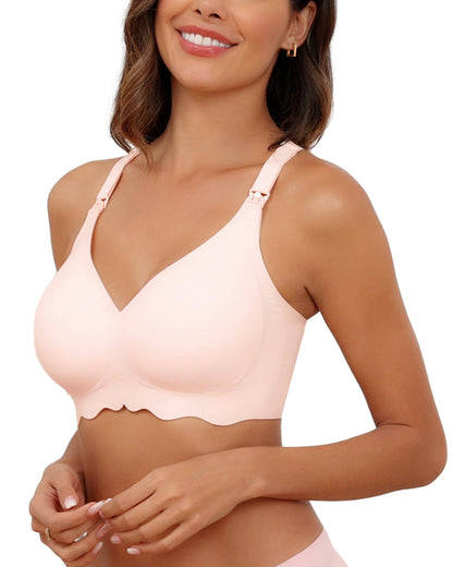 Nursing Bra Wireless Seamless Ultra Comfortable Pregnancy Sleep Bra