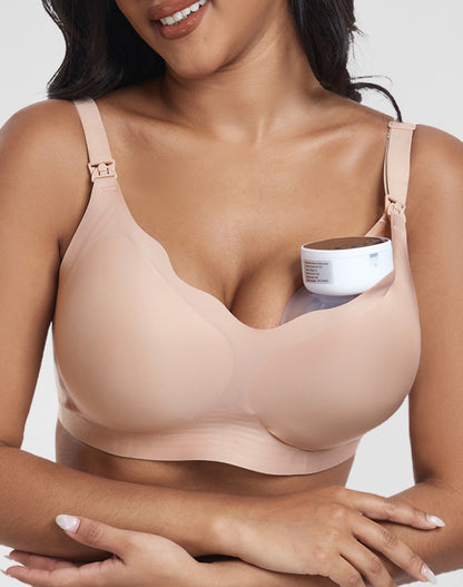 【PLUS SIZE】 Hands Free Nursing Bra