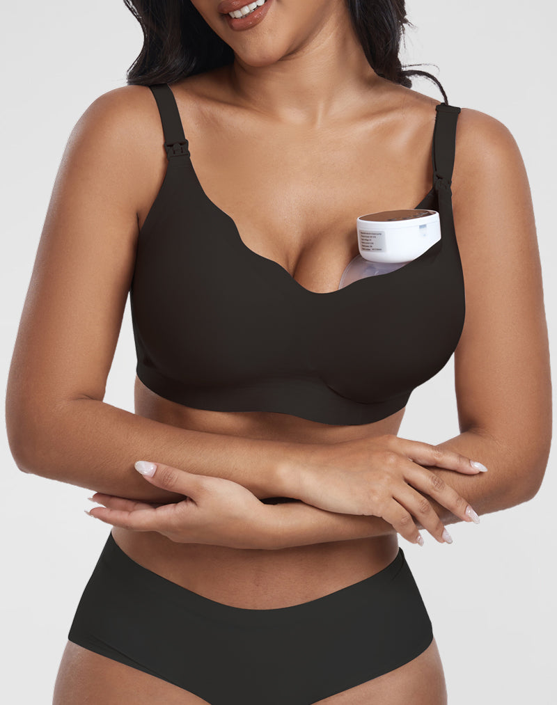 【PLUS SIZE】 Hands Free Nursing Bra