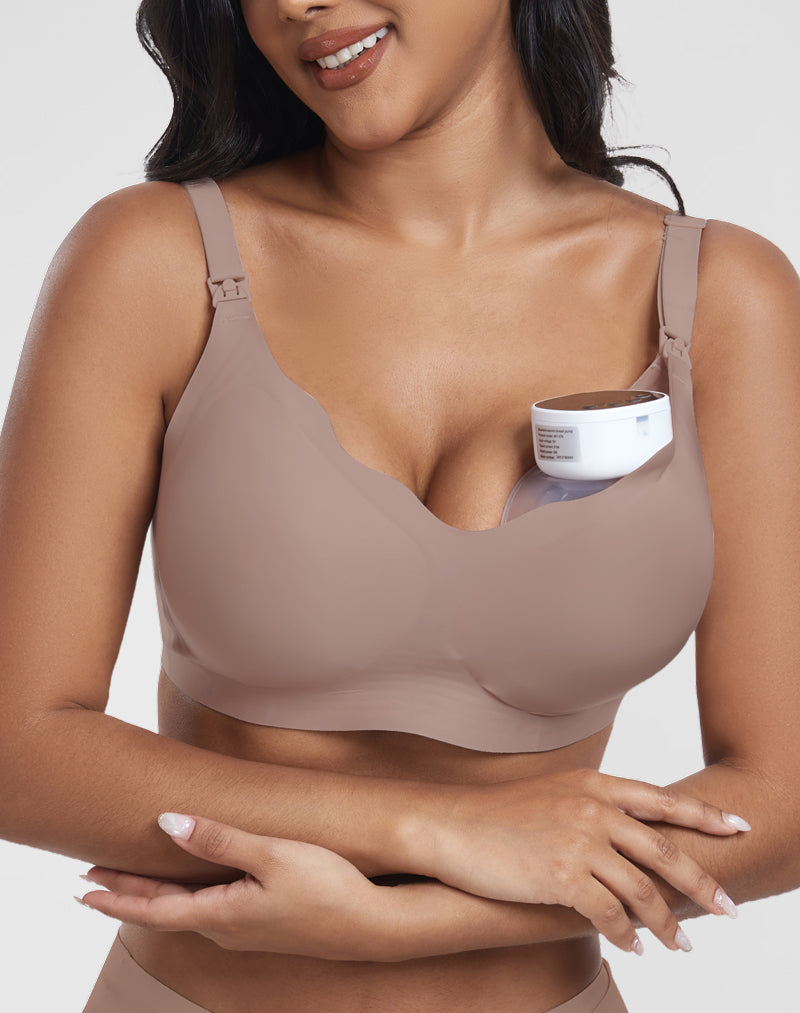 【PLUS SIZE】 Hands Free Nursing Bra