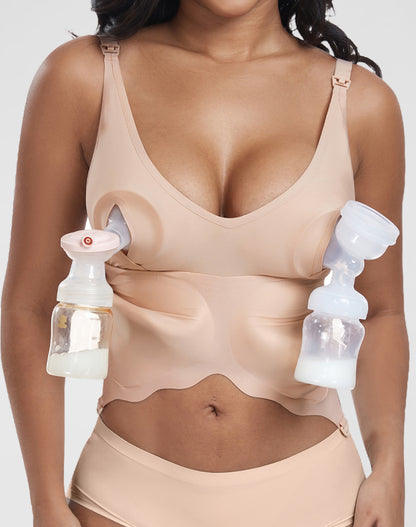 【PLUS SIZE】 Hands Free Nursing Bra