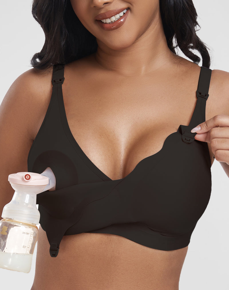 【PLUS SIZE】 Hands Free Nursing Bra