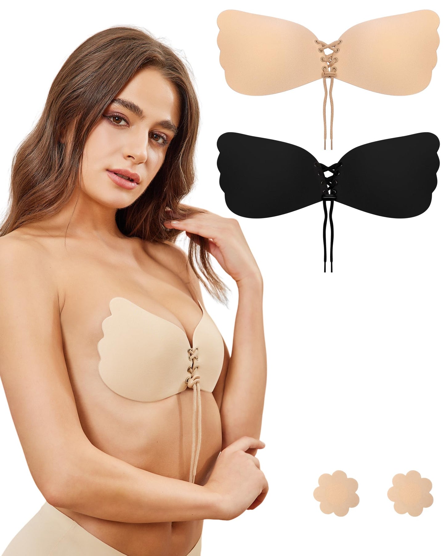 HORISUN ® Invisible Backless Strapless Sticky Bras