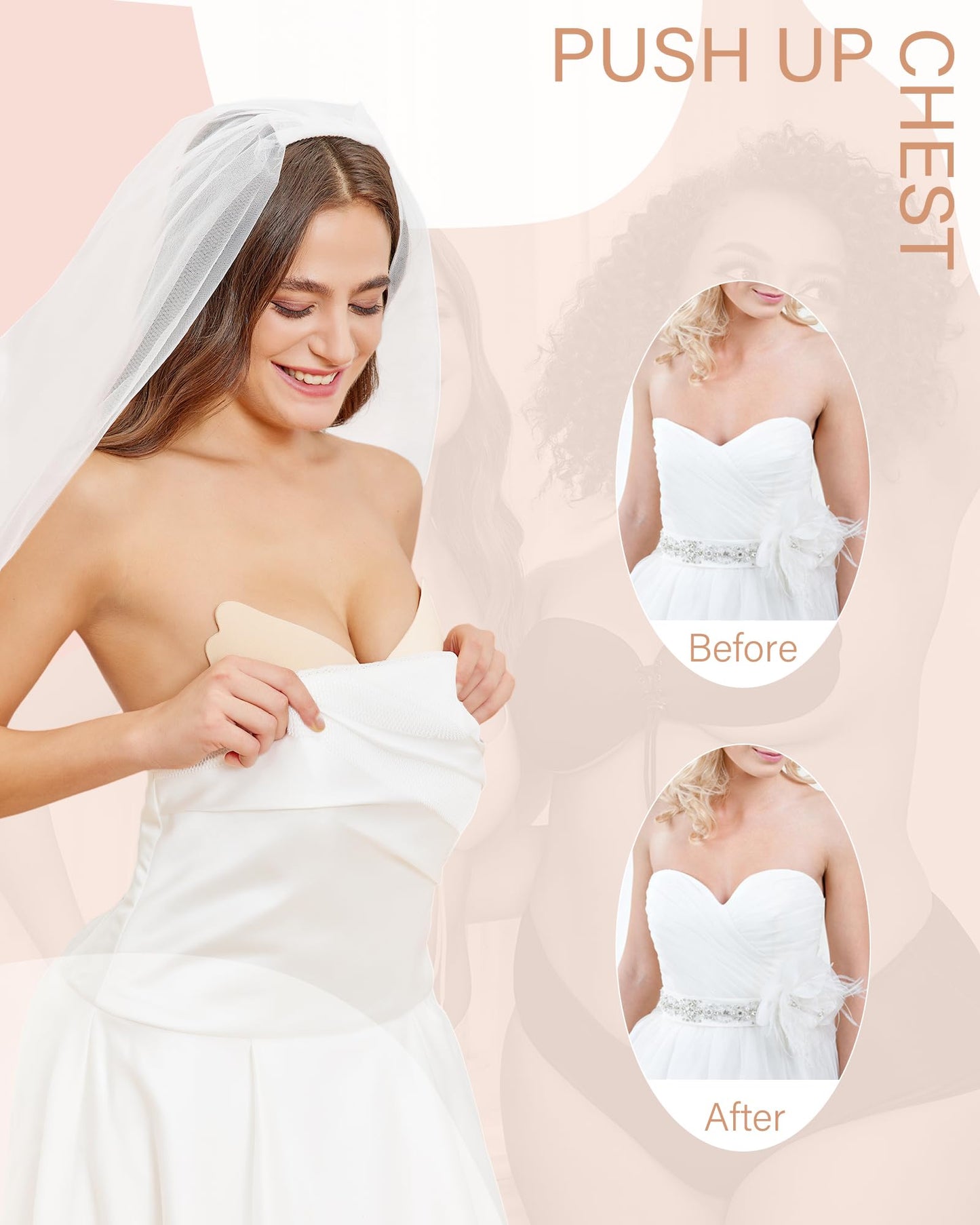 HORISUN ® Invisible Backless Strapless Sticky Bras