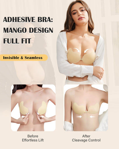 HORISUN ®Sticky Bra Silicone Strapless Backless Bras