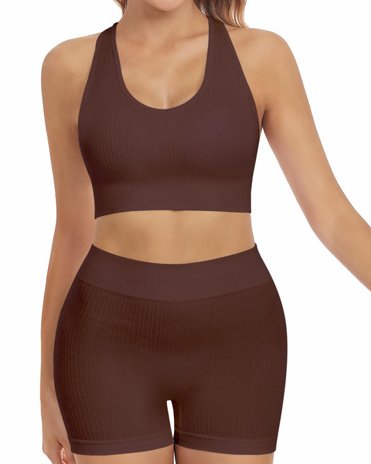 HORISUN Workout Sets Two Piece Outfits for Women