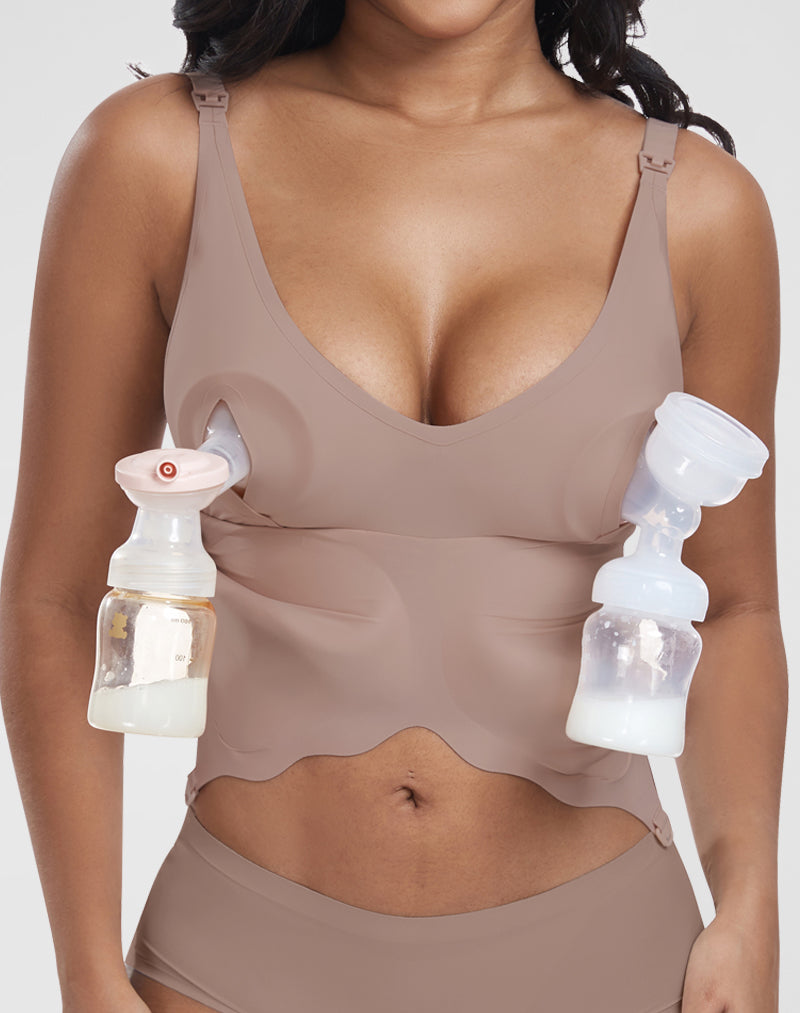 【PLUS SIZE】 Hands Free Nursing Bra